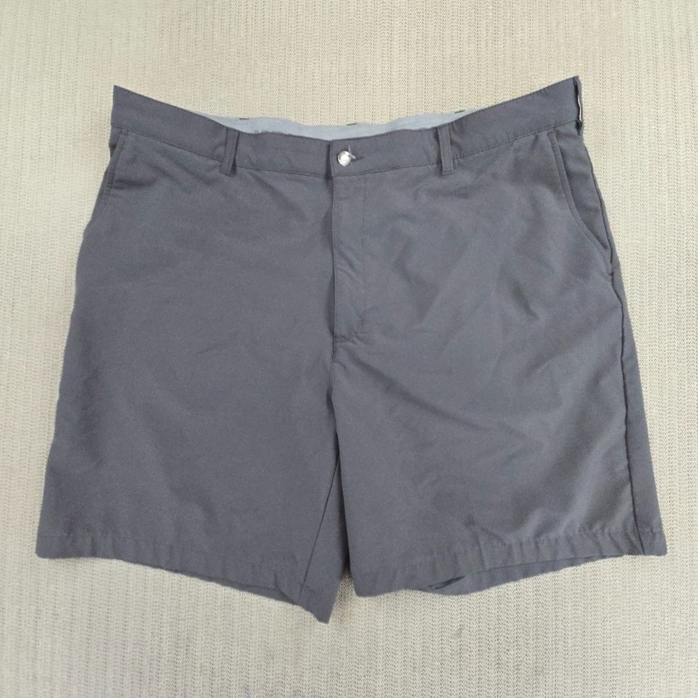 Adidas Golf Shorts Mens 44 Gray Stretch Lightweight Golf Chino Casual 8" Inseam